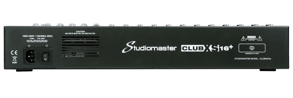 Studiomaster Club XS 16+