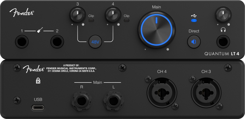 Fender Quantum LT 2 USB-C Audio Interface