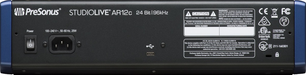 Presonus STUDIOLIVE AR12C ANALOG MIXER