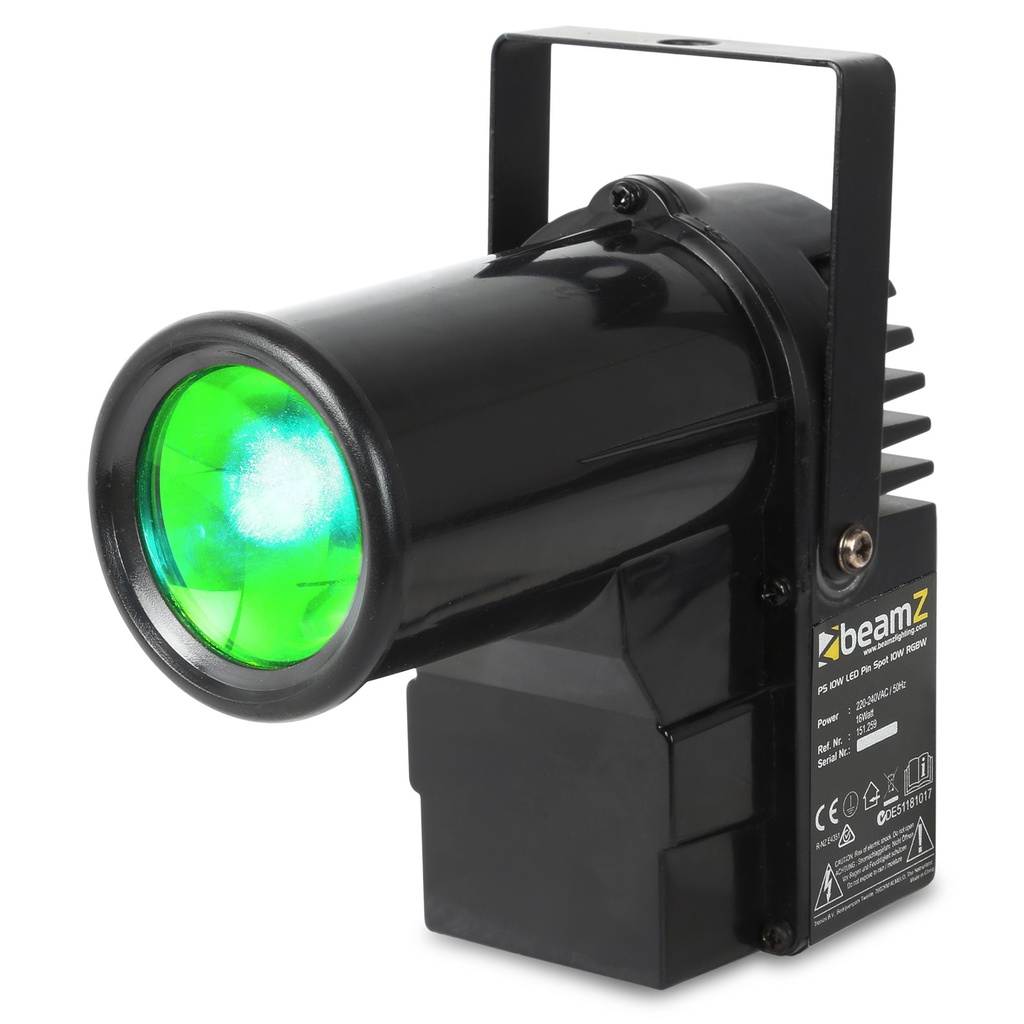 BeamZ PS10W LED PIN SPOT 10W 4-IN-1 DMX