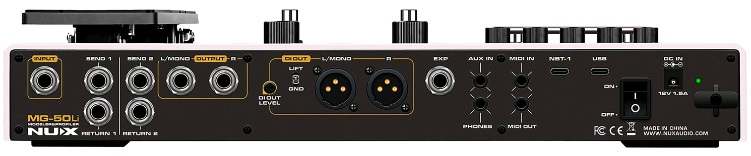 NUX MG-50Li White