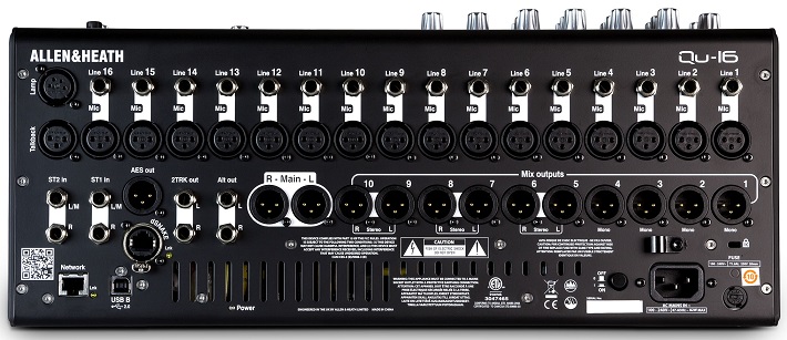[A/000371] Allen & Heath Qu-16 Chrome Image 