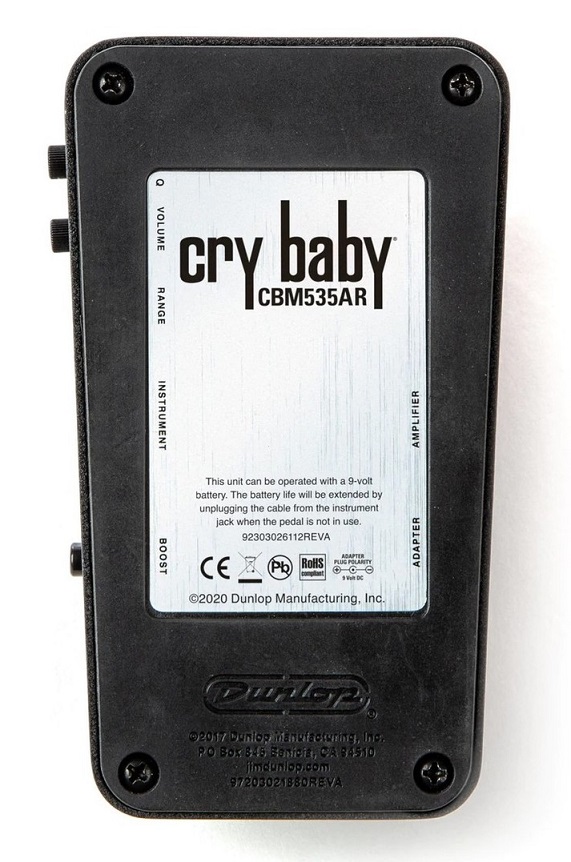 [A/001974] Dunlop Cry Baby  Q Mini 535Q Auto-Return Wah Image 
