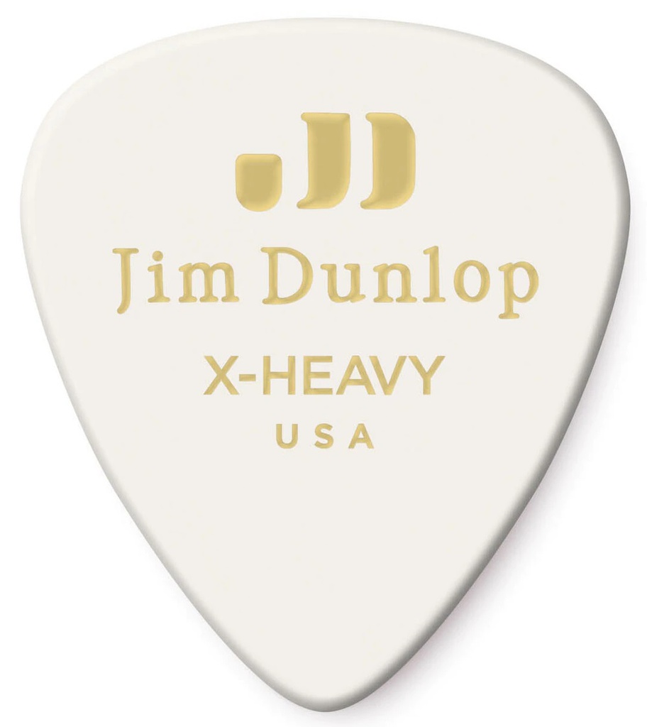 [A/002043] Dunlop Guitar Pick Celluloid Extra Heavy Image 