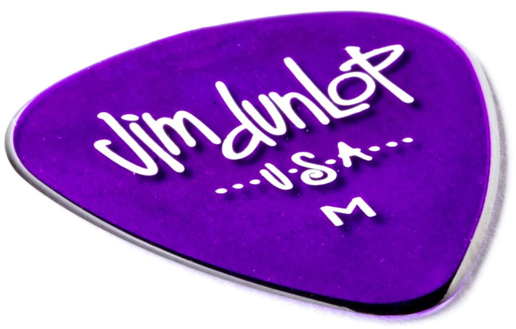 [A/002049] Dunlop Guitar Pick Gels Purple Medium Image 