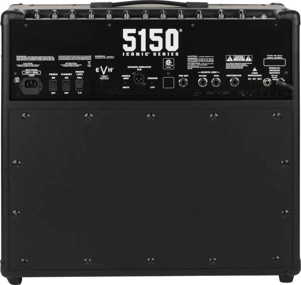 [A/002218] EVH 5150 Iconic 40W 1x12 Combo BK Image 