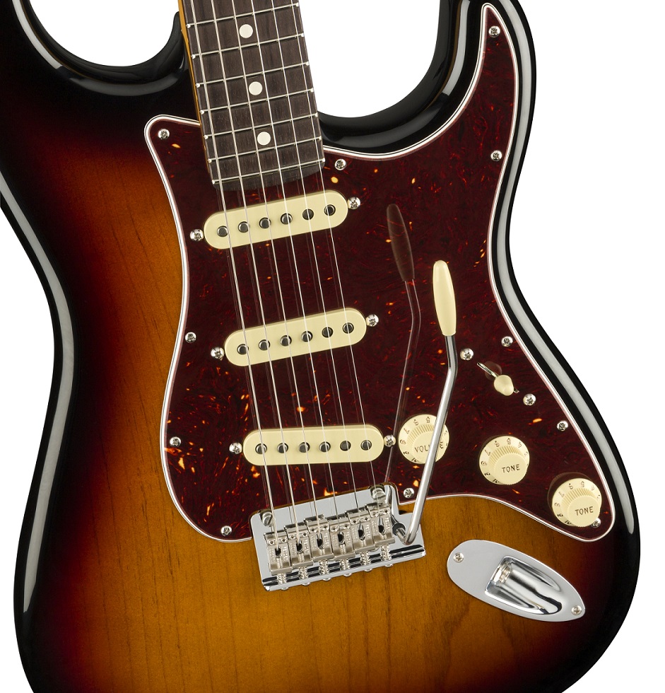 [A/002589] Fender AM Pro II Strat RW 3-Color Sunburst Image 