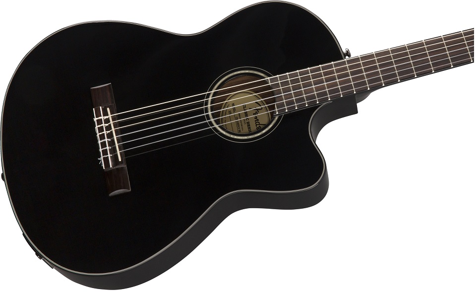 [A/002675] Fender CN-140SCE Black c/ estojo Image 