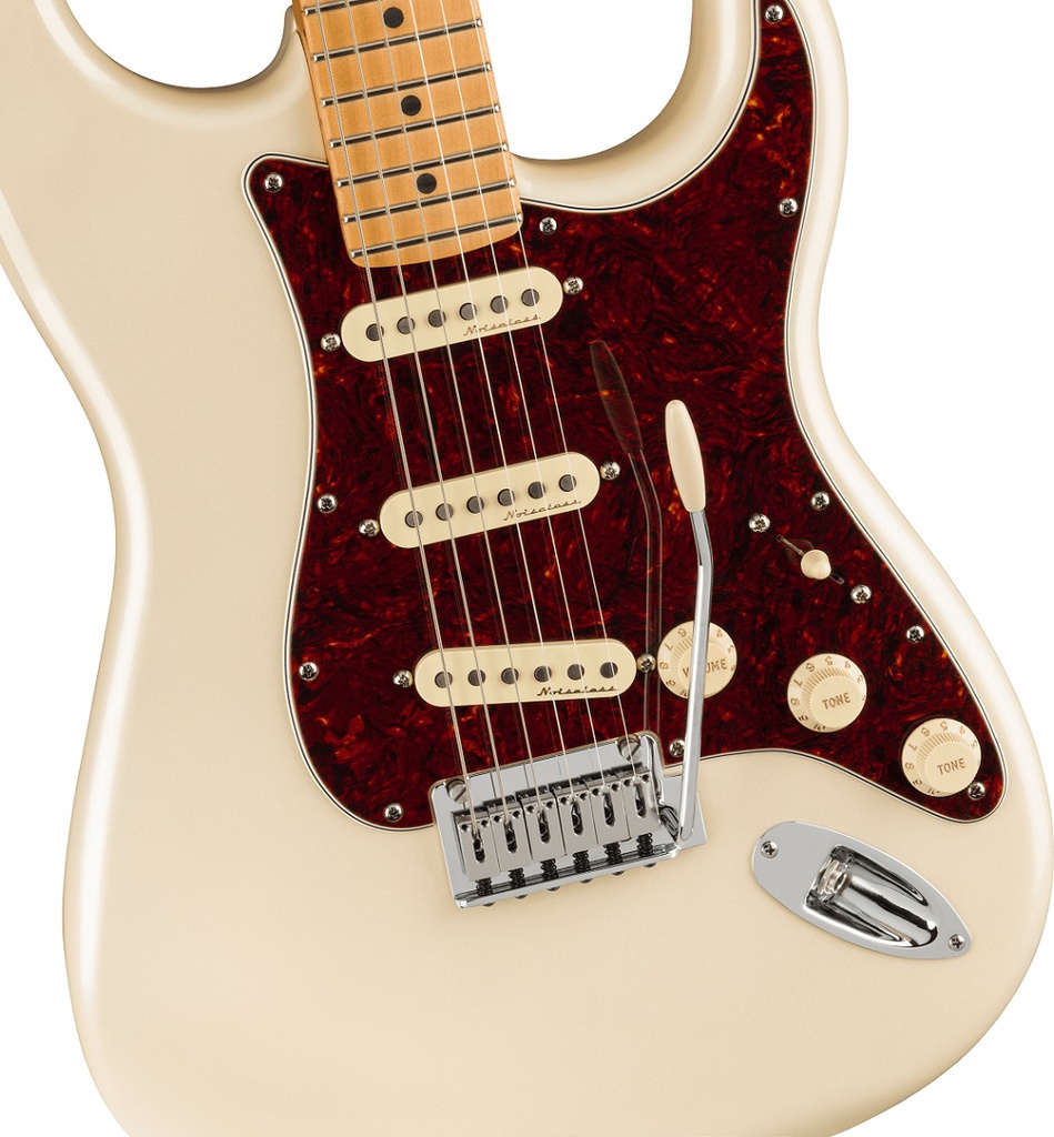 [A/002887] Fender Player Plus Stratocaster MN Olympic Pearl Image 