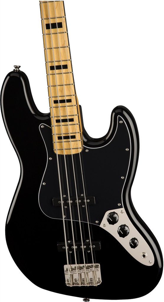 [A/002944] Fender SQ CV 70s Jazz Bass MN BK Image 