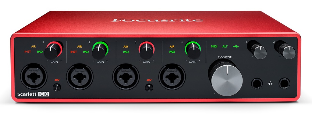 [A/003071] Focusrite Scarlett 18i8 3rd Gen Image 