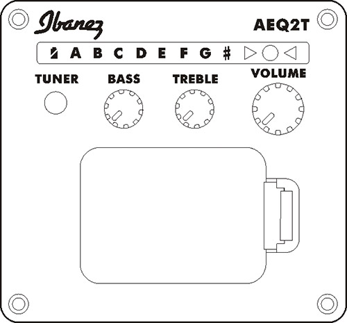 [A/003837] Ibanez PF15ECE BK Image 