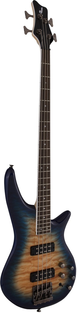 [A/004040] Jackson JS3Q IV Spectra Bass Amber Blue Burst Image 