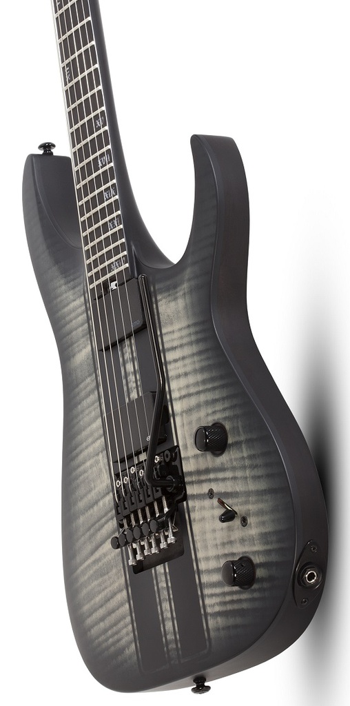 [A/006052] Schecter Banshee GT FR Satin Charcoal Burst Image 