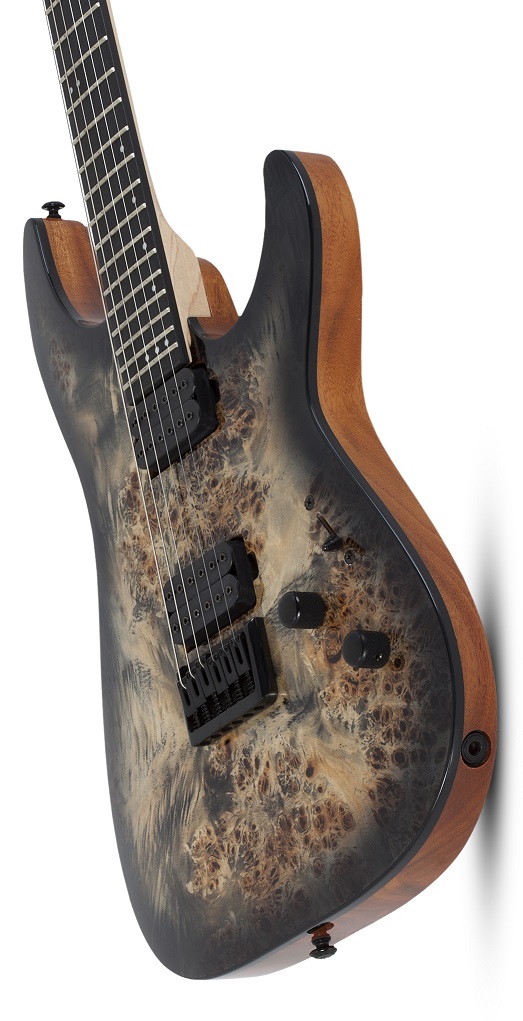 [A/006058] Schecter C-6 Pro Charcoal Burst Image 