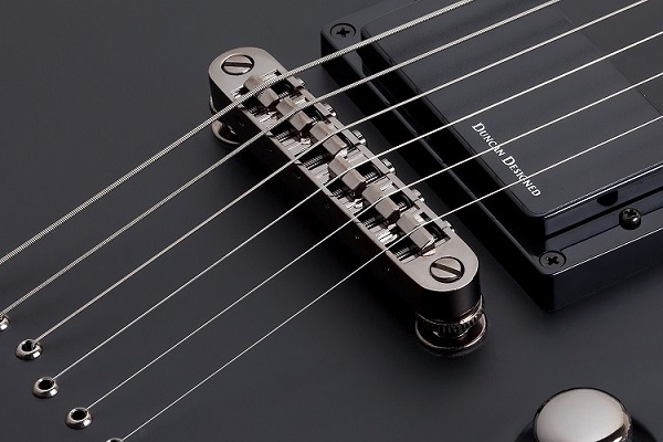 [A/006066] Schecter Demon-6 Aged Black Satin Image 