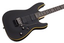 [A/006067] Schecter Demon-6 FR Aged Black Satin Image 