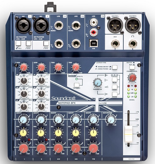 [A/006417] Soundcraft Notepad-8FX Image 