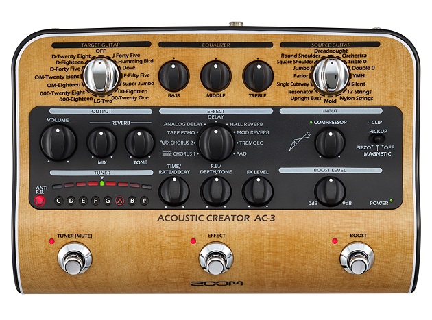 [A/007237] Zoom AC-3 Acoustic Guitar FX Image 