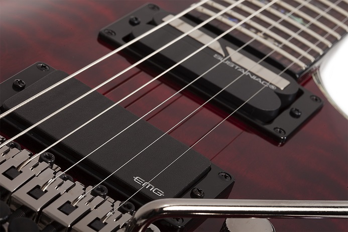 [A/007543] Schecter Hellraiser C-1 FR S Black Cherry Image 