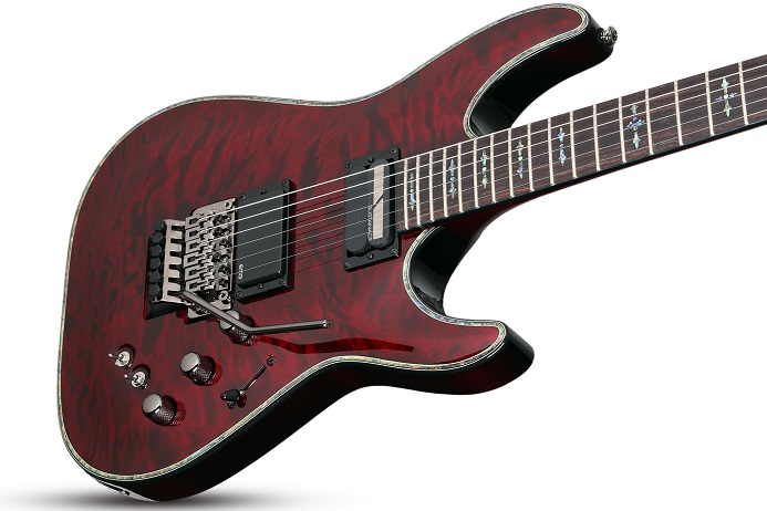 [A/007543] Schecter Hellraiser C-1 FR S Black Cherry Image 