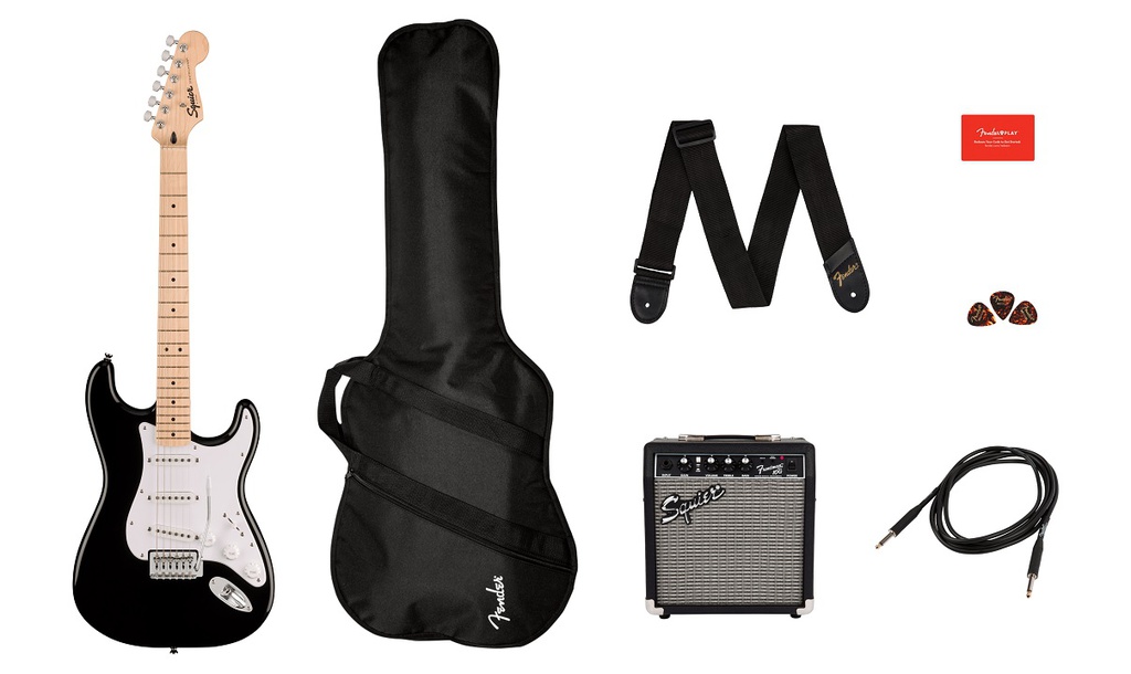 Fender Squier Sonic Strat Pack Black