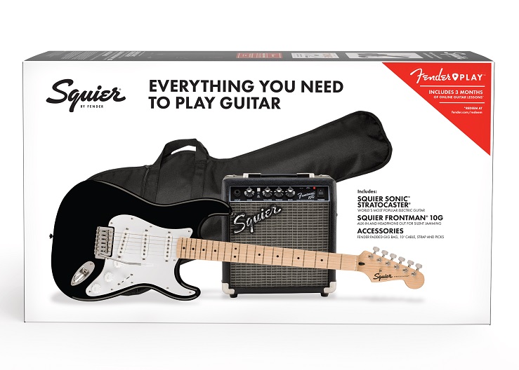 Fender Squier Sonic Strat Pack Black