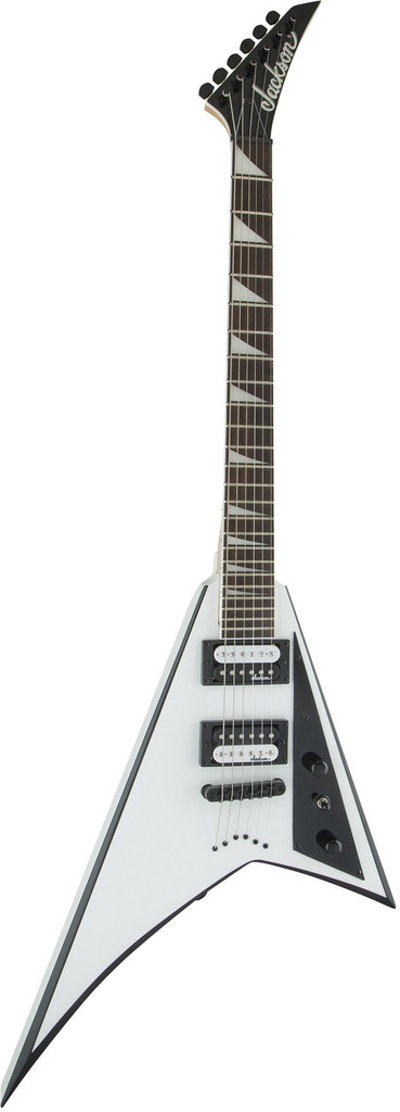 Jackson JS32T Randy Rhoads White with Black Bevels