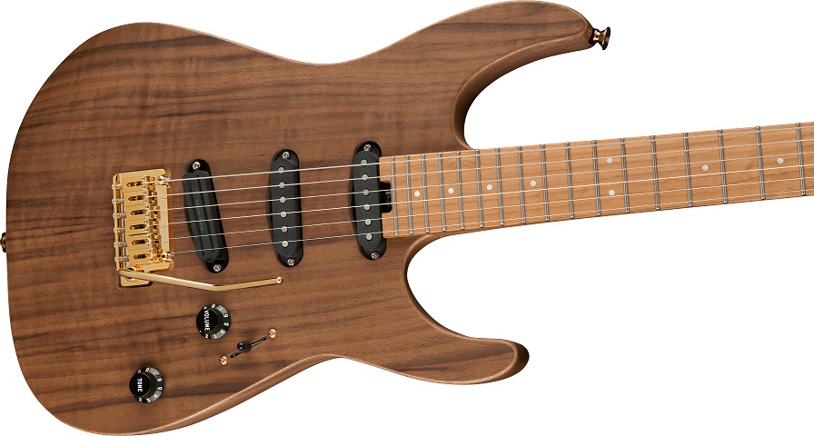 Charvel Pro-Mod DK22 SSS 2PT CM Mahogany with Walnut