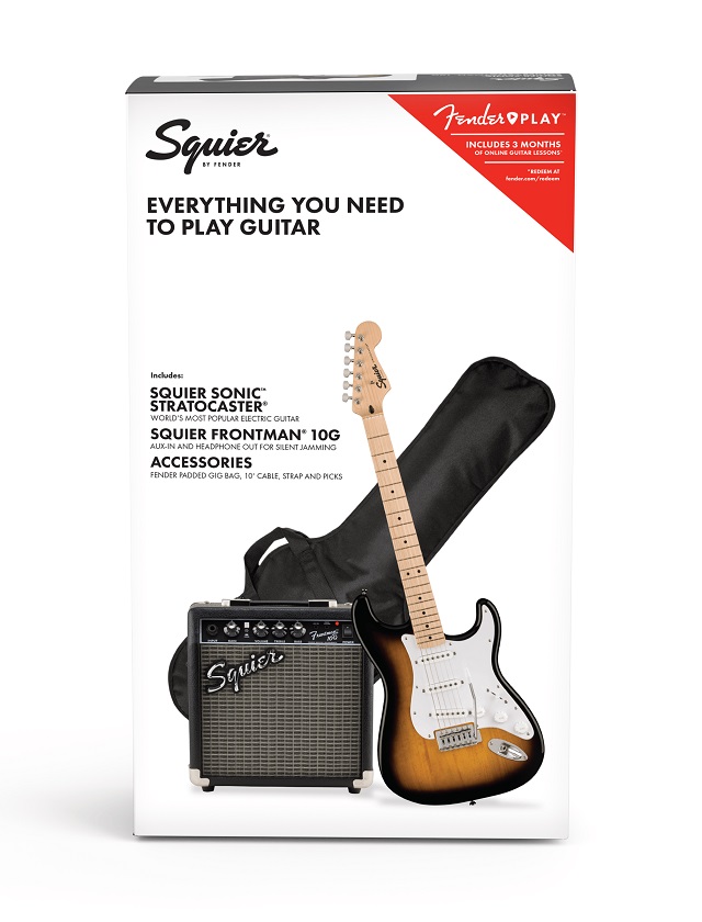 Fender Squier Sonic Strat Pack 2 Tone Sunburst