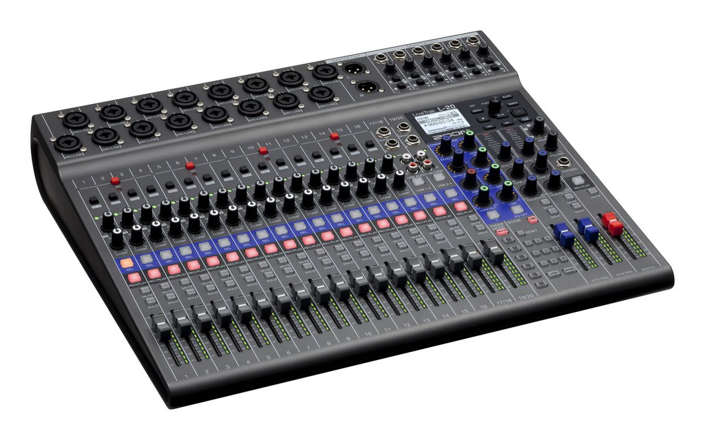 Zoom LiveTrak L-20 Mesa Digital 20 Canais