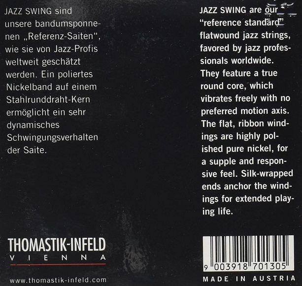 Thomastik JS112 Jazz Swing Flatwound