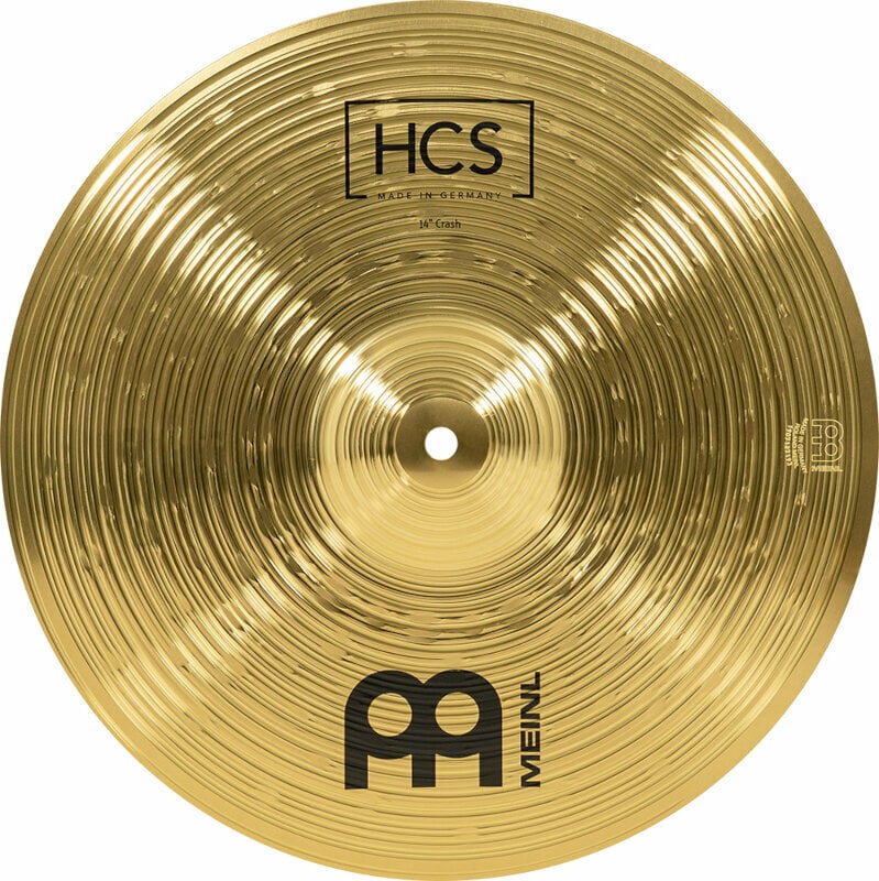 Meinl HCS Kit 13" HiHat, 14"CR, 10" SP com Baquetas