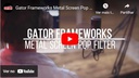 Frameworks GFW-POPFILTER-MTL Metal Screen Pop Filter