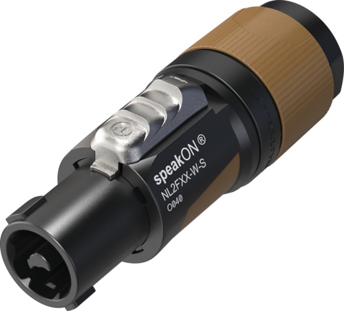 Neutrik NL2FXX-W-S SpeakON 2 Polos