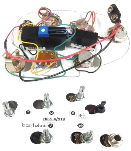 Bartolini HR-5.4AP/918 Active Bass Preamp
