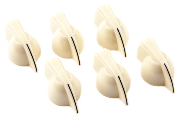 Fender Chicken Head Amplifier Knobs, Cream