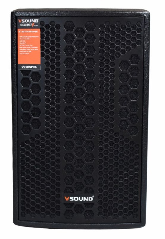 VSound VSSDSP8A, coluna amplificada 8" DSP/BT 600W