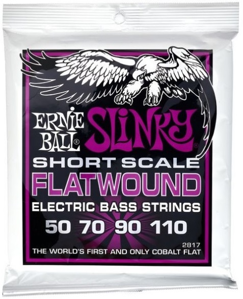 Ernie Ball 2817 Flatwound Short Scale 50/110