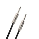 Daddario PW-BG-20BK Custom Series Braided Instrument Cable, Black, 6m