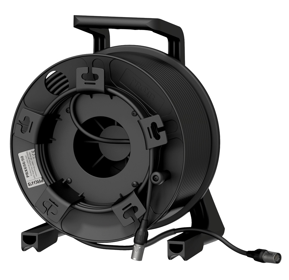 Procab PRX656 50m, enroladeira etherCON CAT6A S/FTP