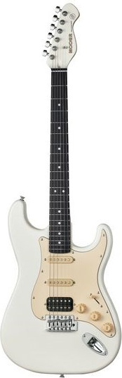 Mooer MSC10 Pro Guitar Vintage White