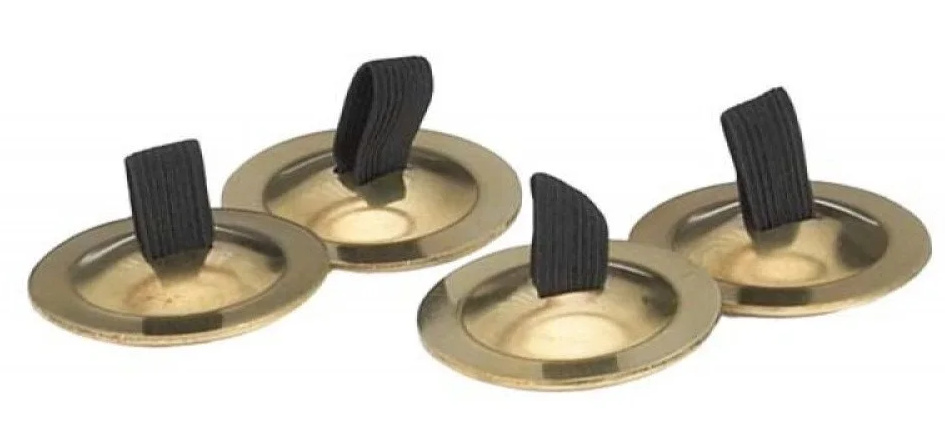Terré Cymbal India, 2 pares de pratos de dedo