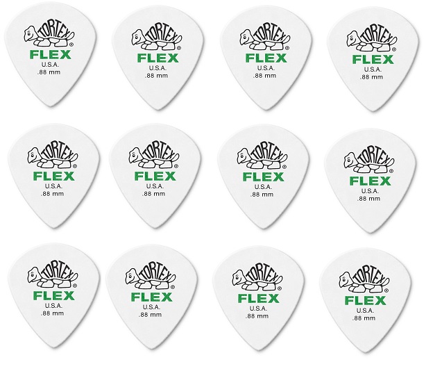 Dunlop 486P Tortex Flex Jazz III .88mm