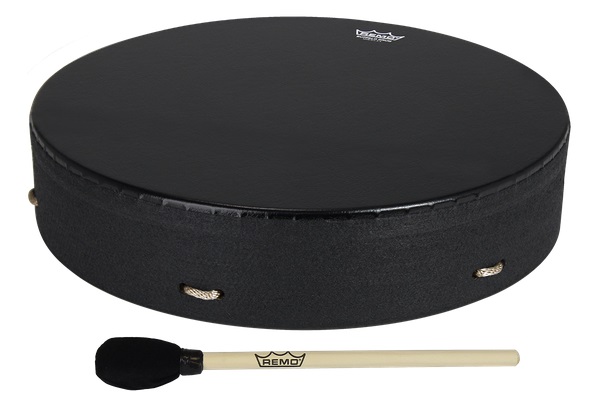 Remo Buffalo Drum 16 Bahia Fixed Black Earth