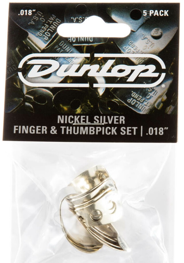 Dunlop Nickel Silver Fingerpicks 33P .018