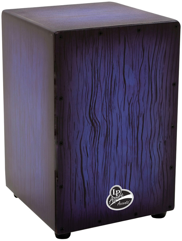 Latin Percussion Aspire Accents Cajon LPA1332-BBS Blueburst Streak