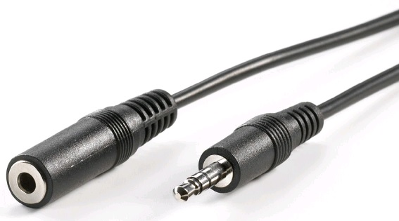Value Extensão Auscultador 3.5mm M/F, 1.8m