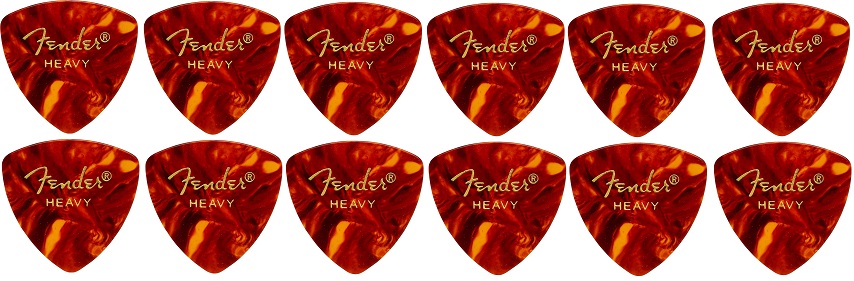 Fender 346 Shape Classic Picks Heavy, 12 un.