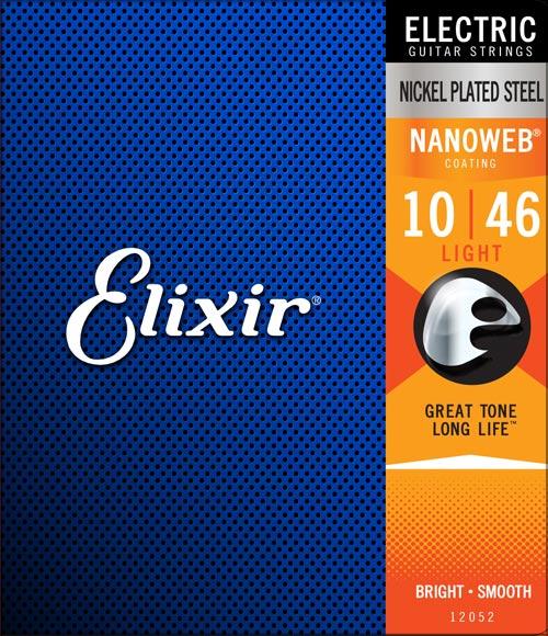 Elixir Nanoweb 10/52 Light-Heavy 12077